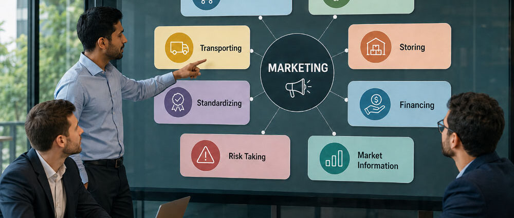 What Are The Eight Functions Of Marketing