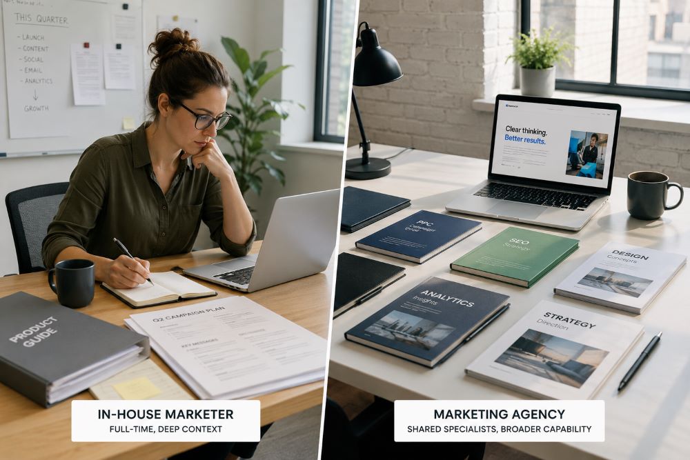 In-House Marketing vs Agency Cost Beyond Salary and Retainers