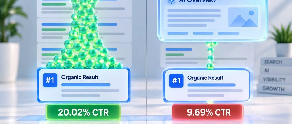 AI Overview CTR Statistics 2026 Click Loss by Rank