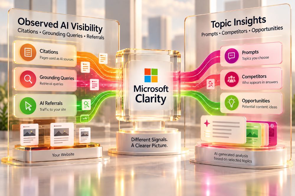 Microsoft Clarity AI Visibility 2026: Citations vs Rankings