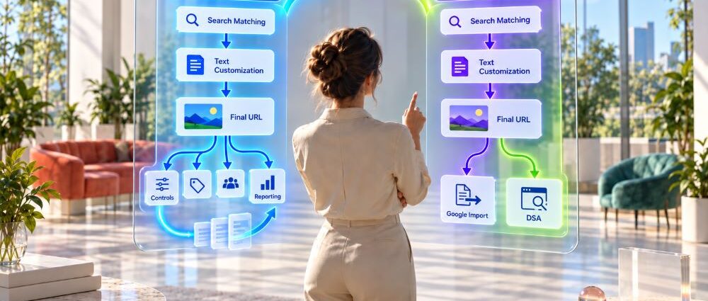 Microsoft AI Max vs Google AI Max comparison for Search campaign matching, controls and reporting