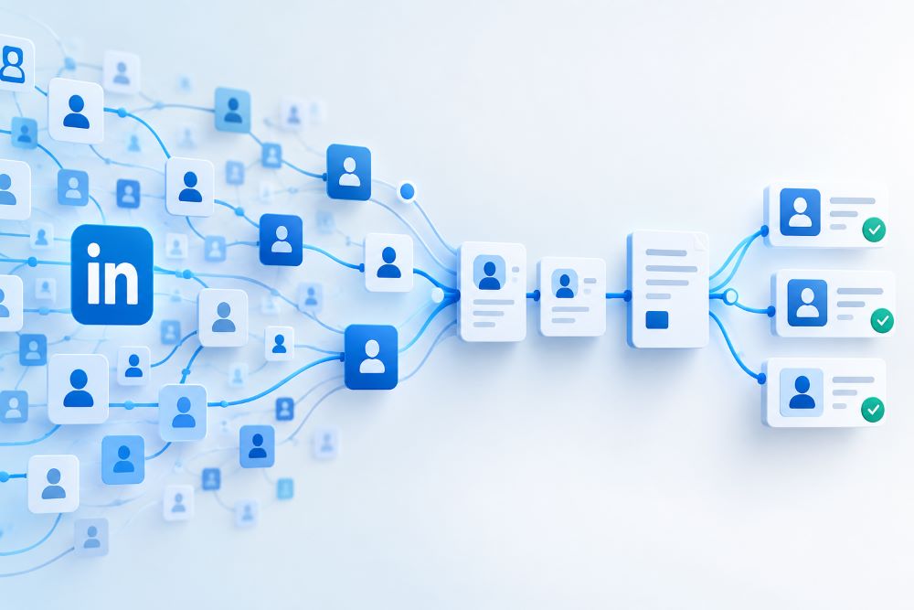 SEO consultant building a LinkedIn client pipeline with prospects and proposals