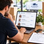 SEO consultant selection on LinkedIn for a new moving company